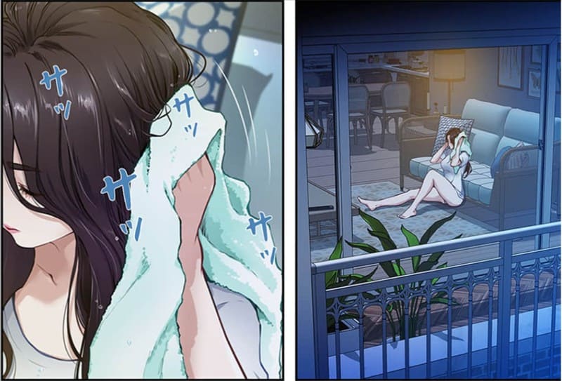 お姉さんの夜のエロシーン1